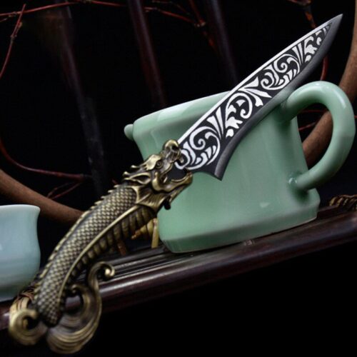 Dague de chasse artisanale style viking de qualité, unicité, durabilité