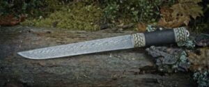 Scramasaxe Viking | Couteau Historique Des Mérovingien