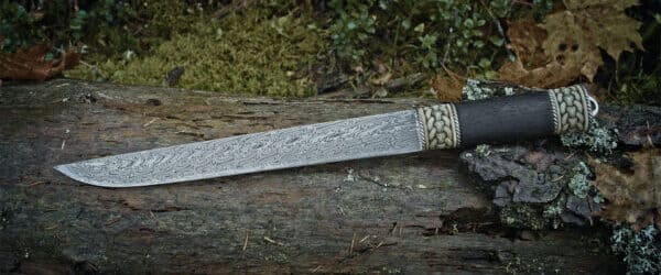 Scramasaxe Viking | Couteau Historique Des Mérovingien