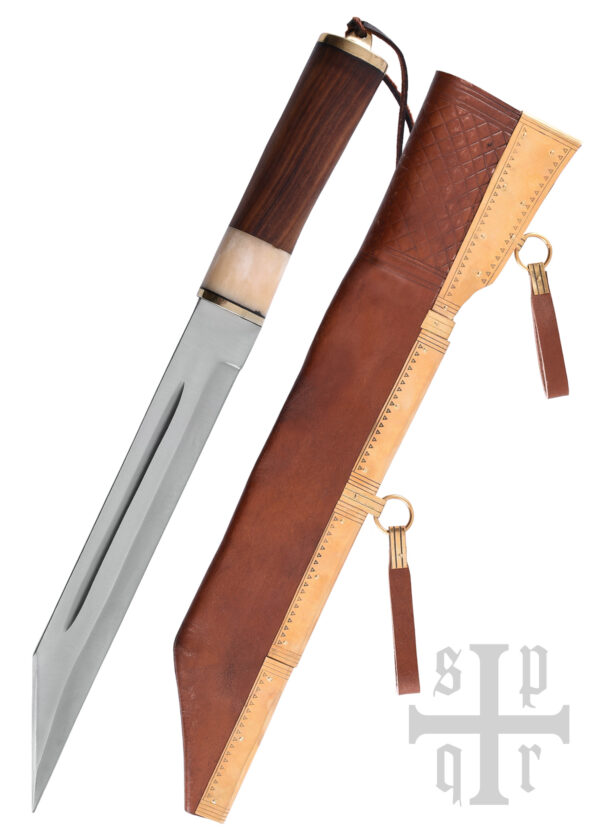 beau Viking couteau artisanal aiguisé