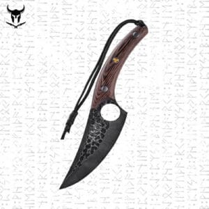 Couteau Huusk Viking artisanal de chasse et cuisine 26.5 CM