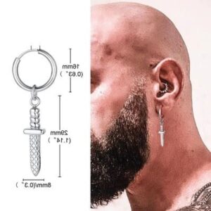 Boucles d'Oreilles Couteau Viking - L'Épée des Guerriers dans Vos Oreilles