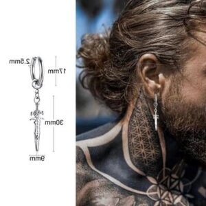 Boucles d'Oreilles Couteau Viking - La Légende des Terres Nordiques