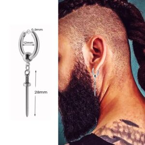 Boucles d'Oreilles Couteau Viking en Acier Inoxydable - Embrassez l'Esprit Épique des Vikings