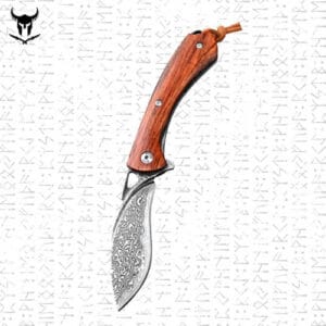 Couteau Viking Multifonctionnel d’Auto-Défense en Plein Air De Chasse