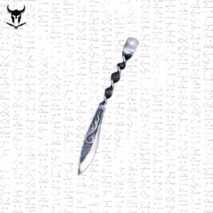 Couteau Celtique à Thé de Loki, le dieu du feu En Acier inoxydable 7Cr17MOV