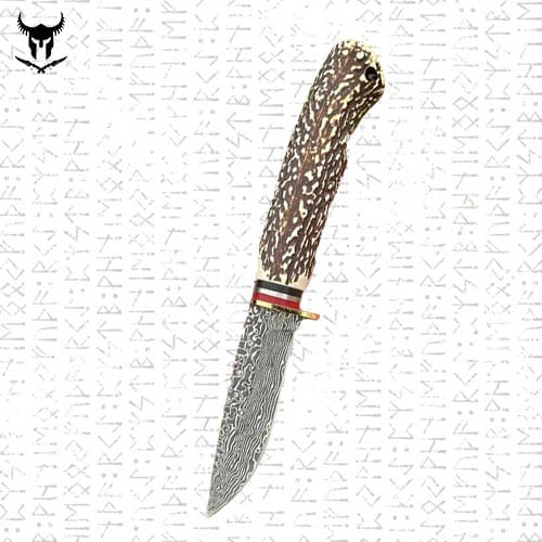 Couteau de Chasse Viking D3, Style Damas, lame 5Cr15Mov