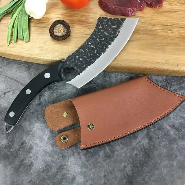 Couteau de Chef Viking en Acier Inoxydable 5Cr15Mov