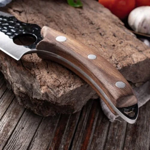 Manche Couteau Scandinave d'Abattoir à Désosser Filet de Poisson