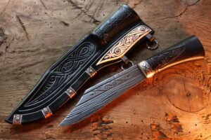 Couteaux Viking de Chasse Artisanal