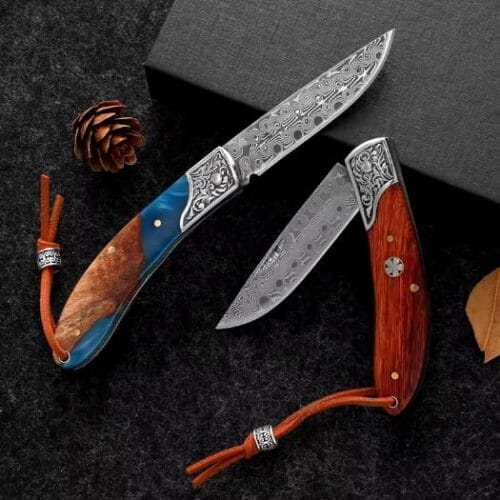 Couteau Viking Damas – Un Trésor des Guerriers Nordiques