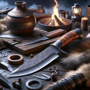 Scramasaxe de Combat : Une Arme Viking Puissante et Polyvalente