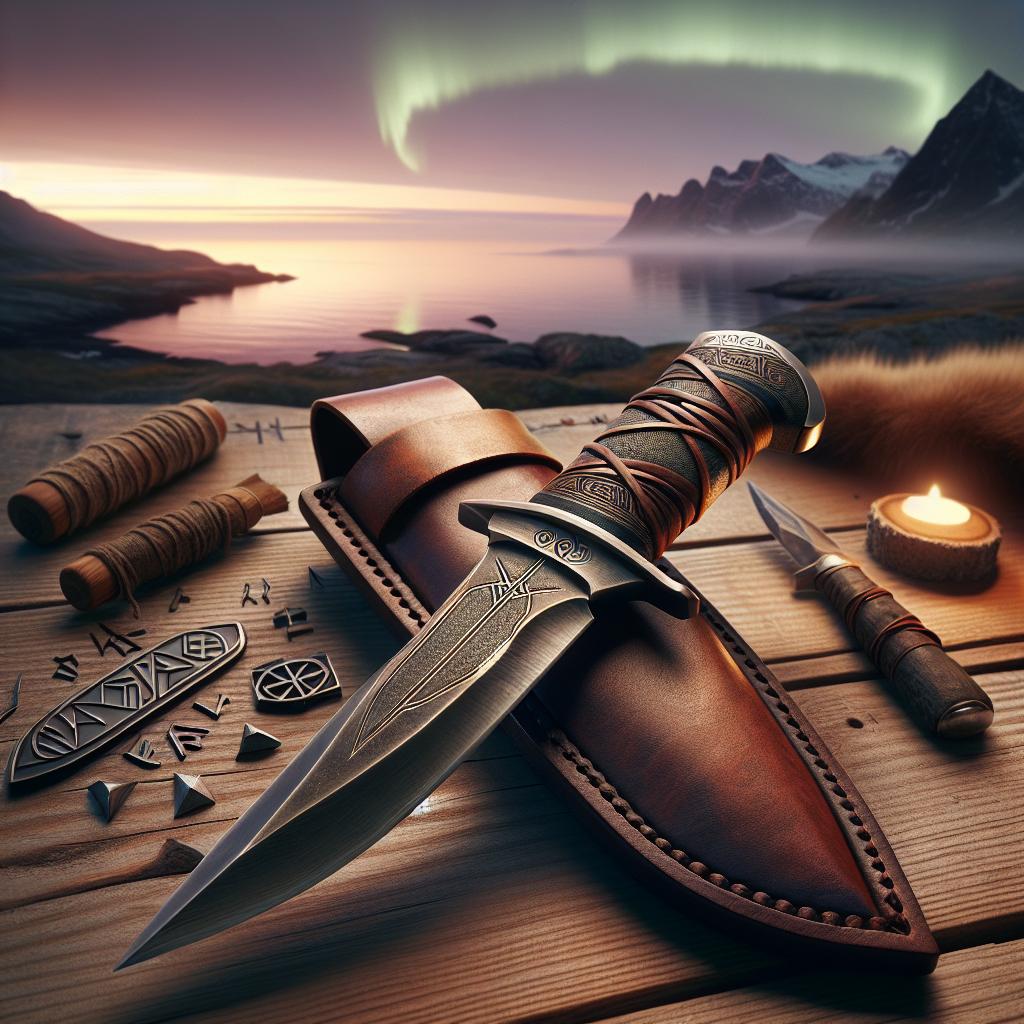 Comment les Vikings transportaient-ils leurs couteaux ?